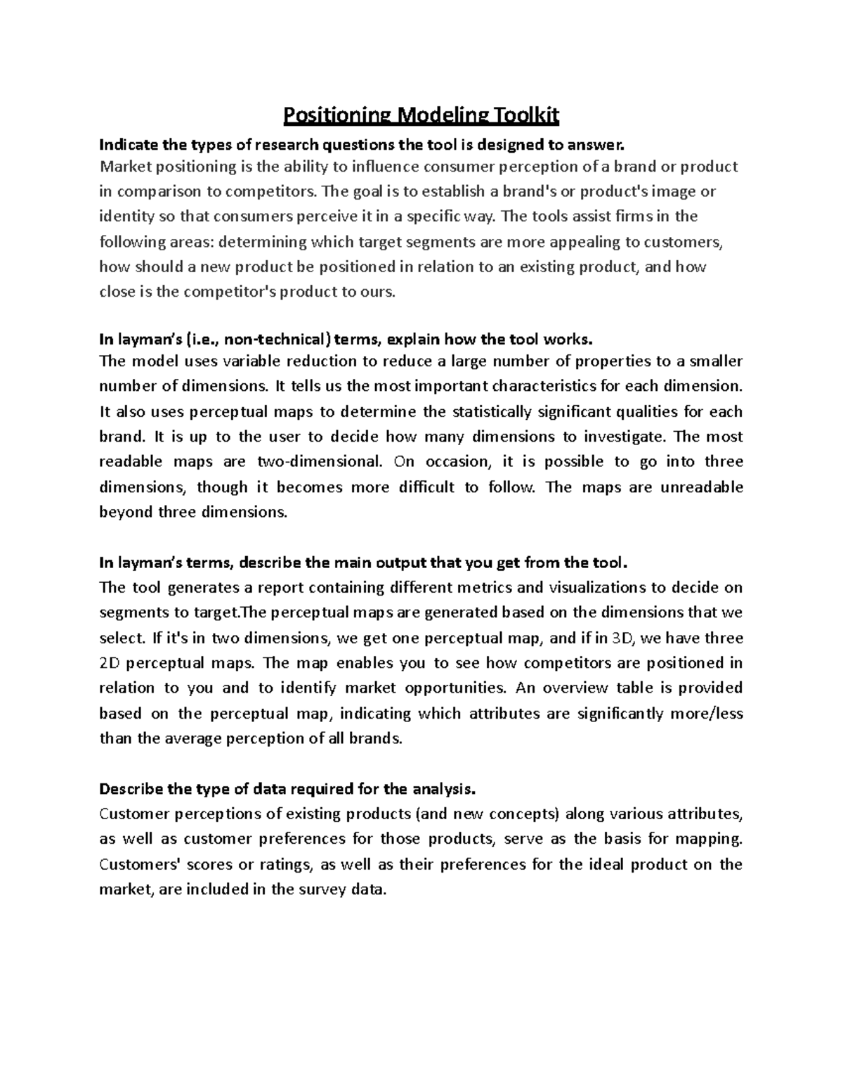 Positioning Modelling Toolkit - Enginius Case Study - Positioning ...