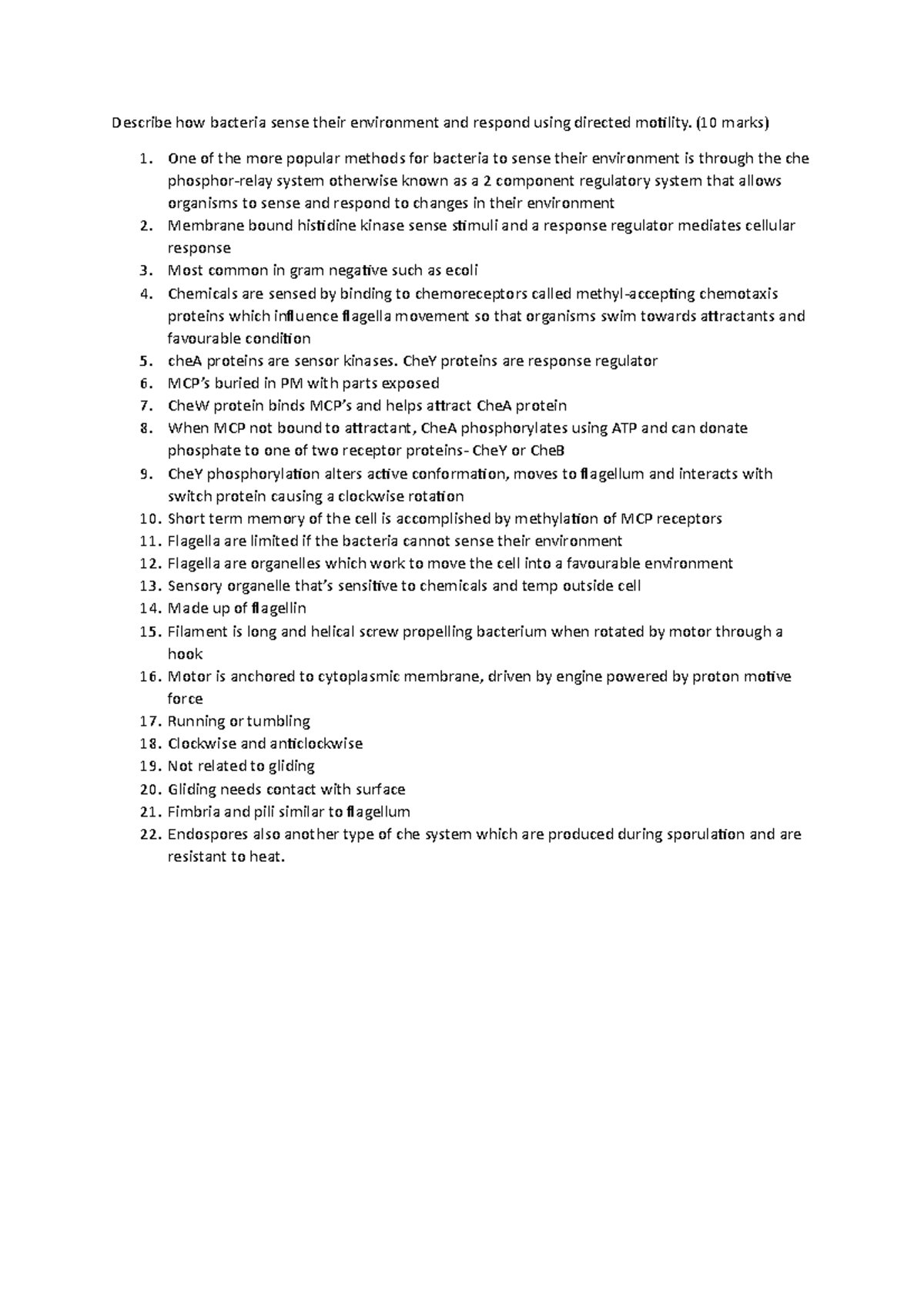 Sample/practice exam 2015, questions and answers - Describe how ...