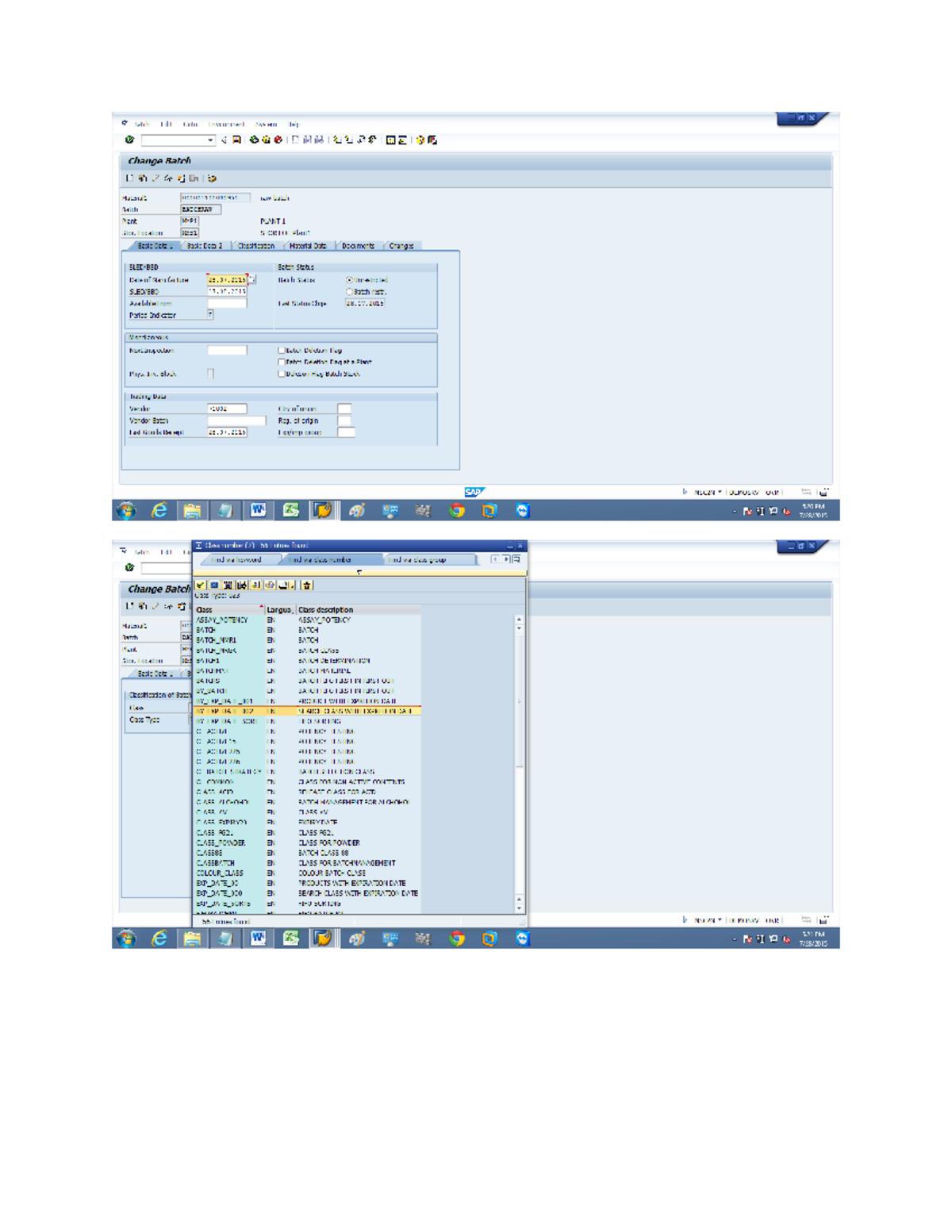 Create manual batch management - B.e. (mechanical) - batch-batchraw po ...