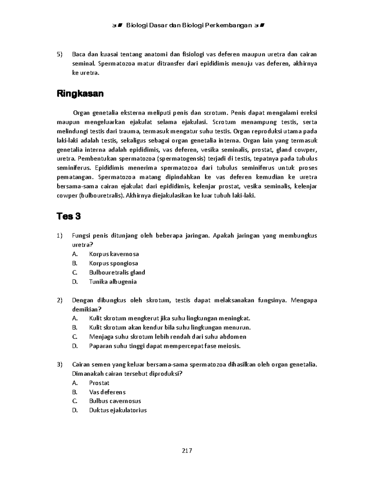 Anatomi Fisiologi SEL Manusia - Biologi Dasar Dan Biologi Perkembangan ...