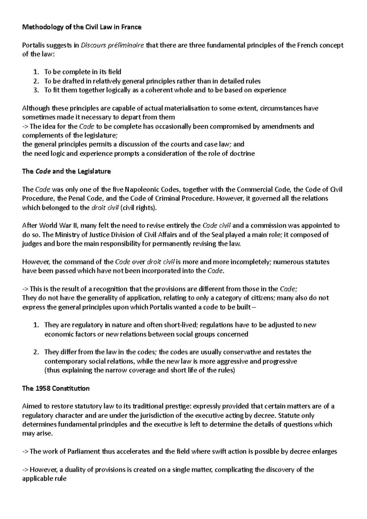 4 Methodology of the Civil Law in France - Methodology of the Civil Law ...