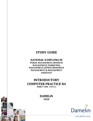 Introductory Computer Practice N4 Assignment - Page 1 of 4 ASSIGNMENT ...
