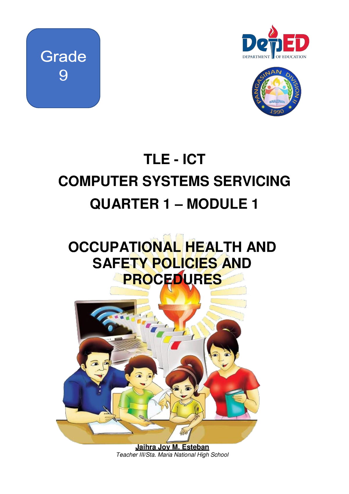 Q1 Module-1 CSS9 Final - QUARTER 1 MODULE 1 COMPUTER SYSTEMS SERVICING ...