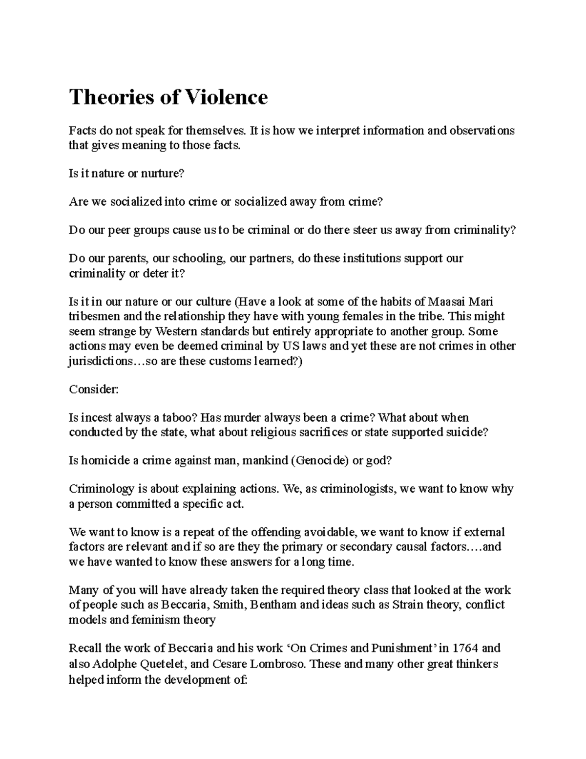 unit-4-theories-of-violence-theories-of-violence-facts-do-not-speak