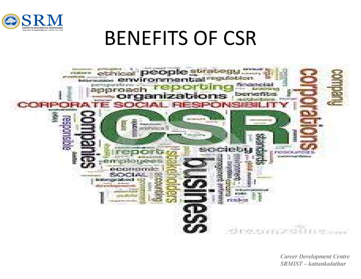 Se Unit 5b - . - Benefits Of Csr Career Development 