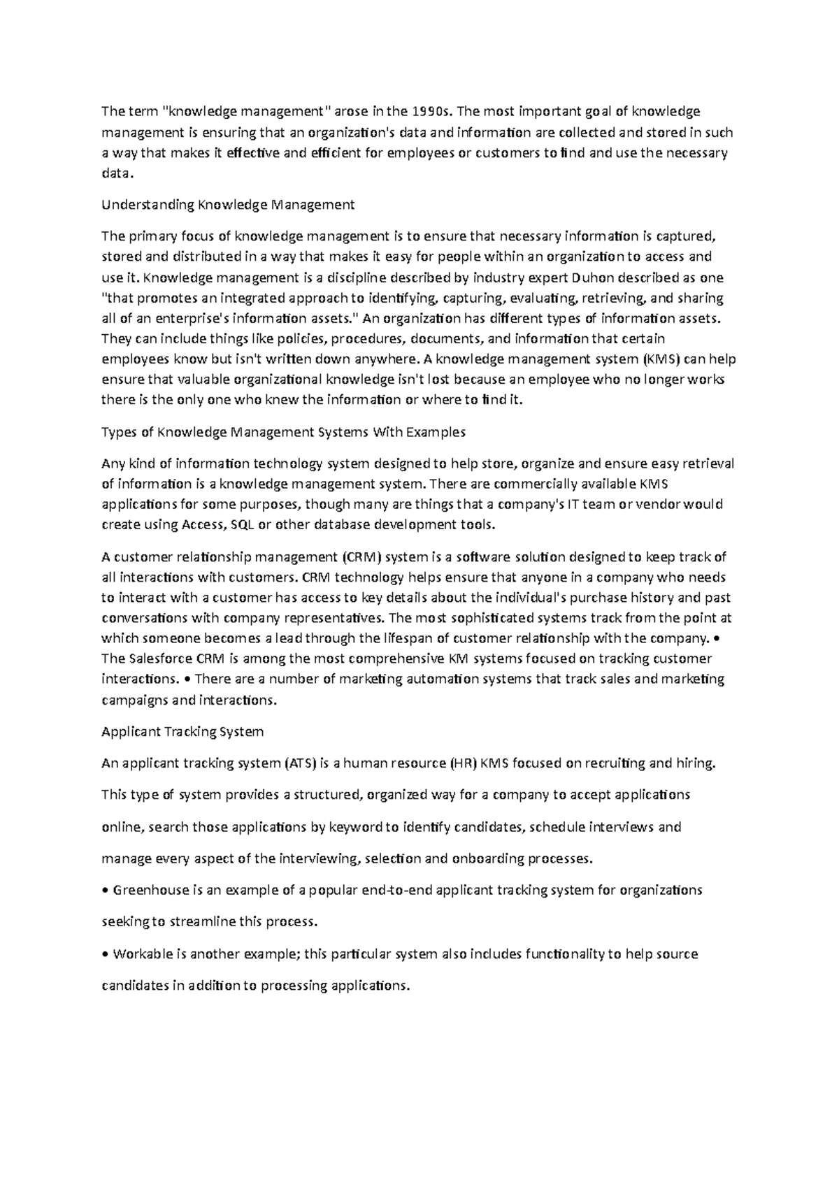 KMS - Lecture notes 1-3 - The term 