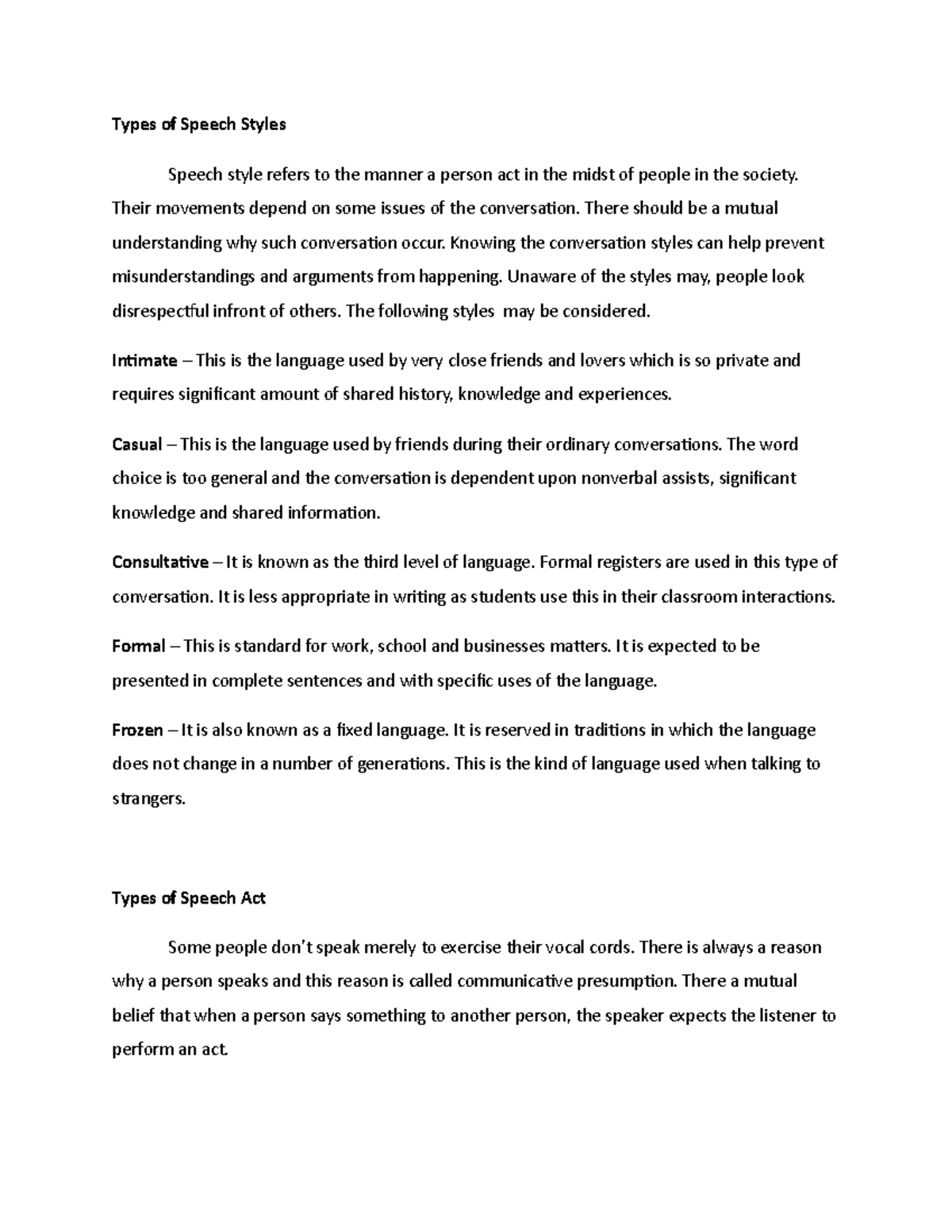 types-of-speech-styles-lecture-notes-10-15-types-of-speech-styles