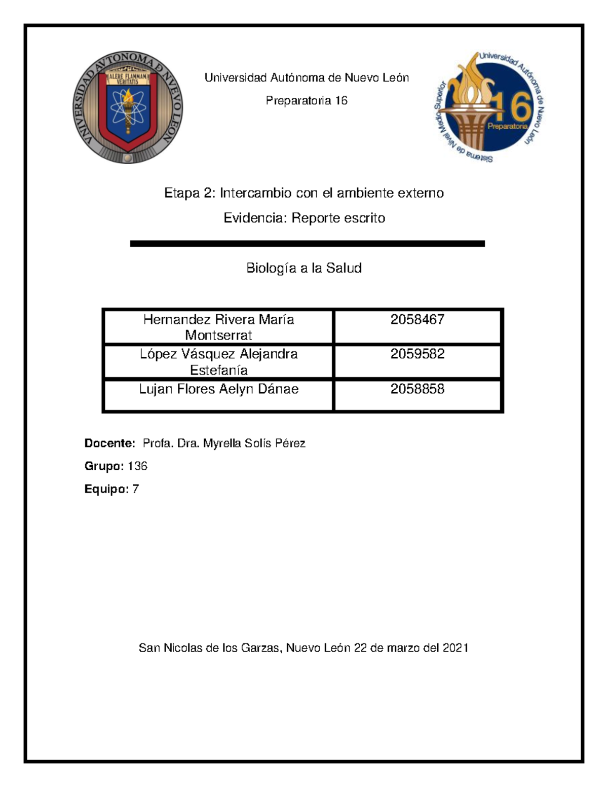 Equipo 7 EV2 BS 2 semestre - Universidad Autónoma de Nuevo León ...
