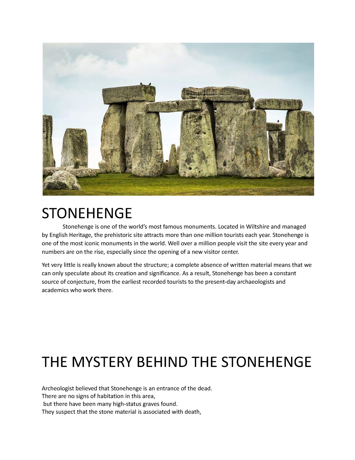 stonehenge research