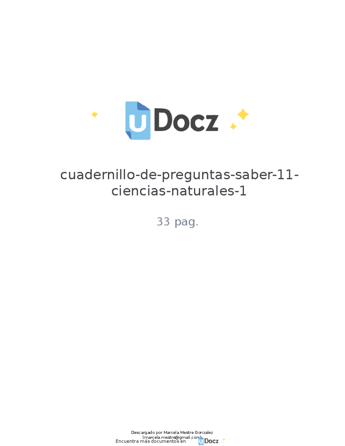 Cuadernillo de preguntas saber 11 ciencias naturales 1 37669 downloable ...