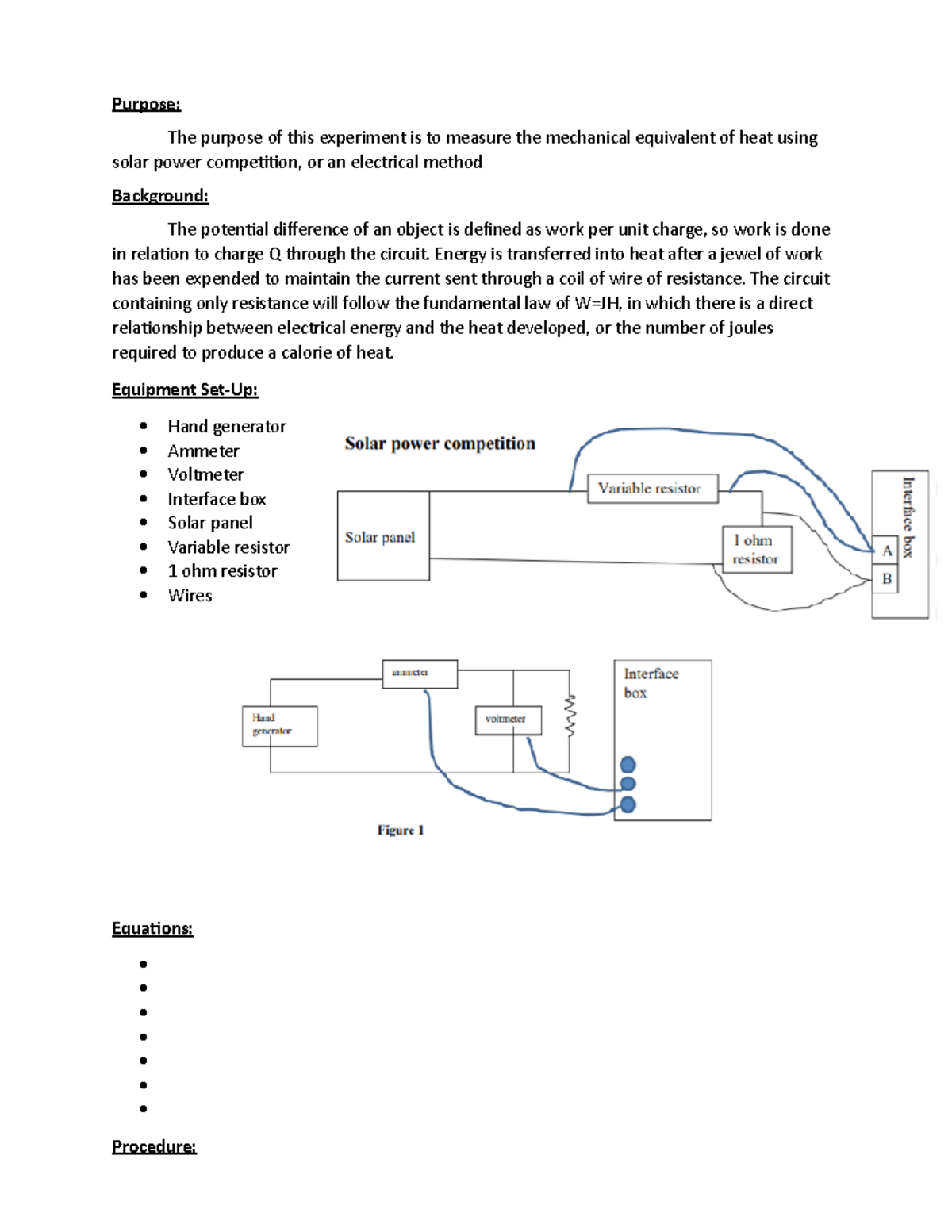 leaving cert physics heat experiments