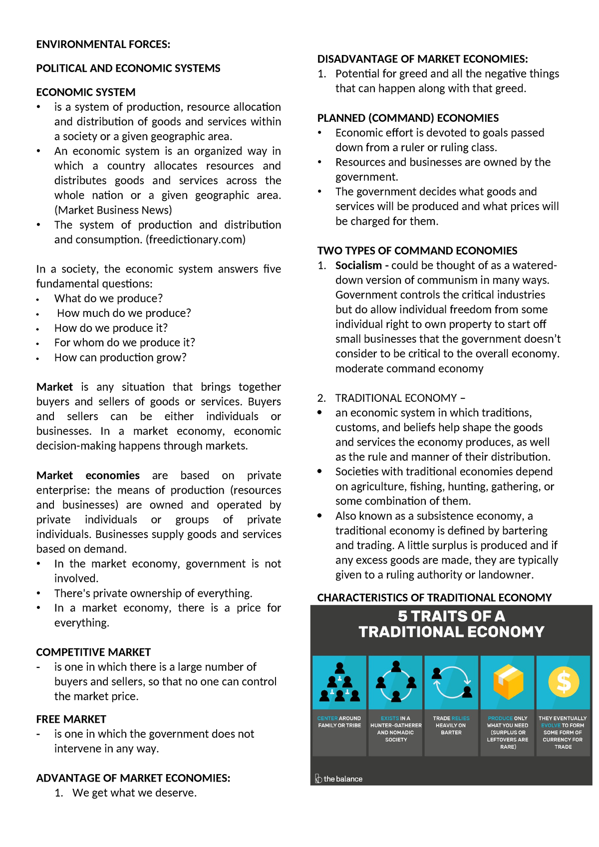 Environmental Forces - Summary of lecture notes - ENVIRONMENTAL FORCES ...