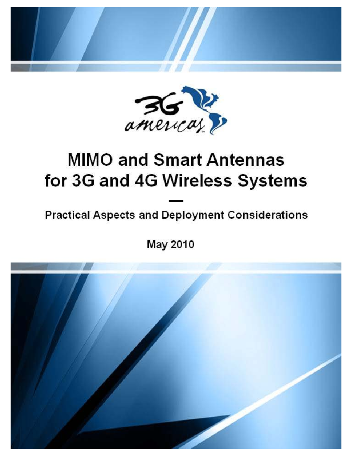 Mimo and smart antennas for 3g and 4g wireless systems - T A B LE OF C ...