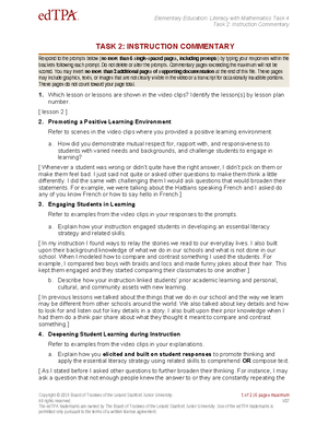 D093 task 2 - To help - Pre-Assessment A1. The results of the ...