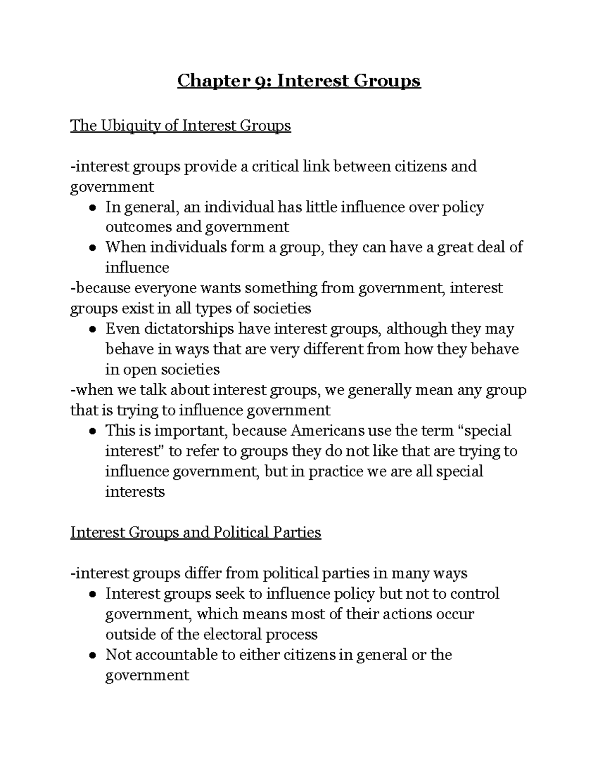 chapter-9-interest-groups-chapter-9-interest-groups-the-ubiquity-of