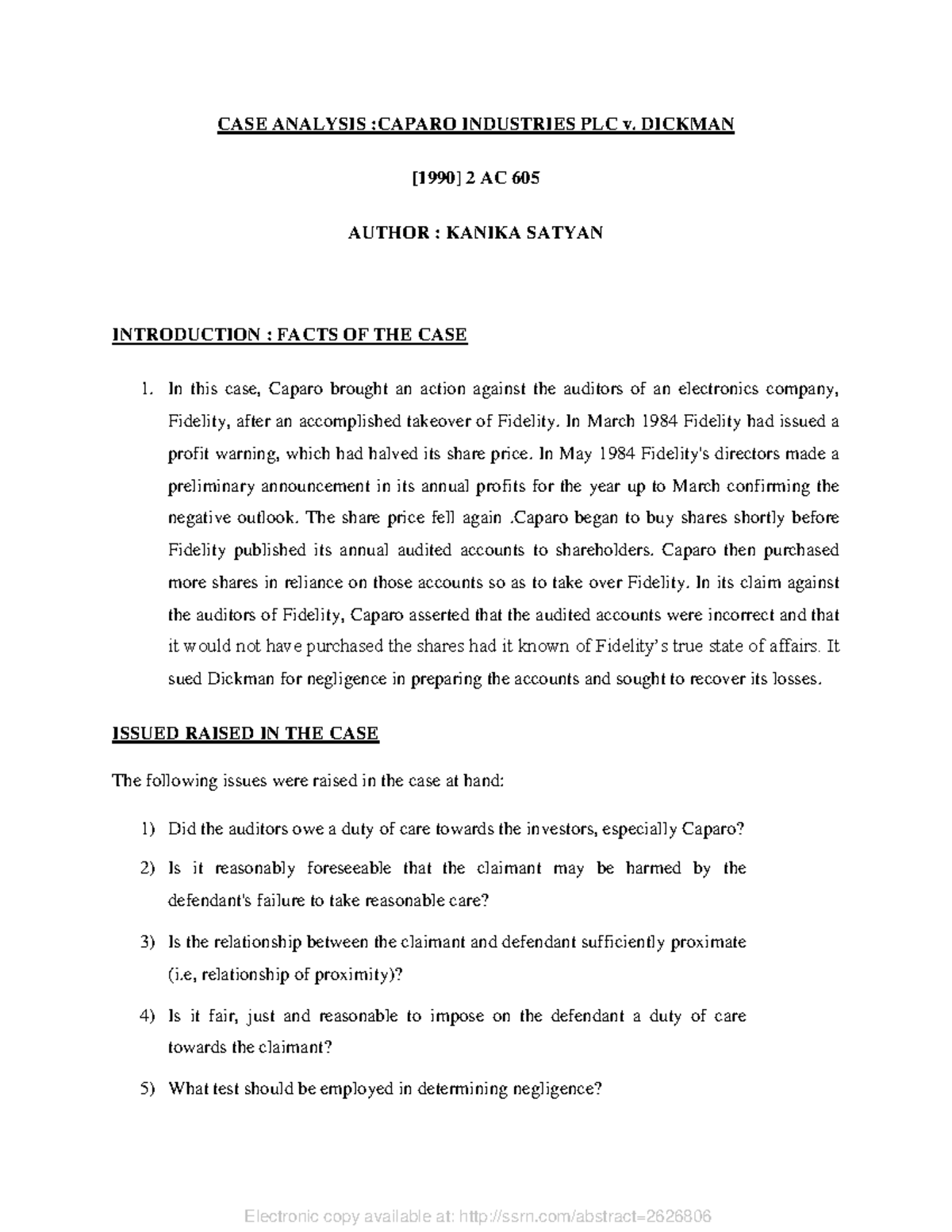 SSRN-id2626806 - tort law - Electronic copy available at: ssrn/abstract ...