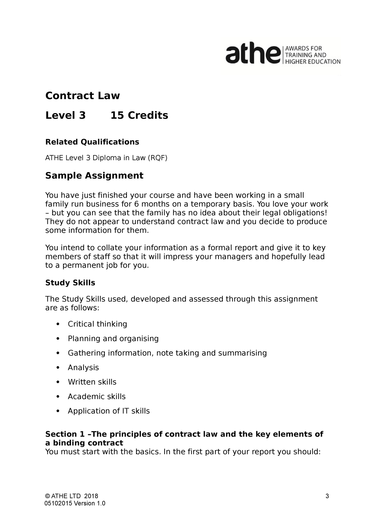 practical law assignment of contract