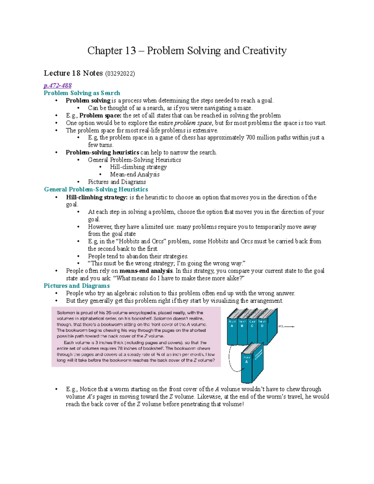 module 18 problem solving and creativity