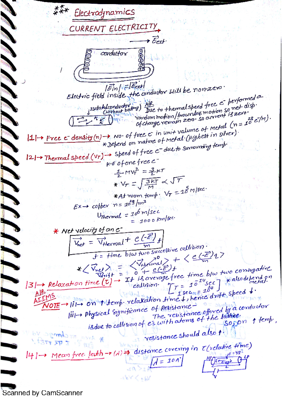 19 current electricity - Chemistry Of D-Block Elements, Quantum ...