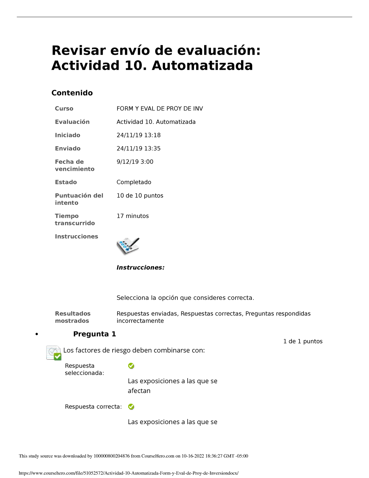 Actividad Automatizada Form Y Eval De Proy De Inversion Revisar Env O De Evaluaci N