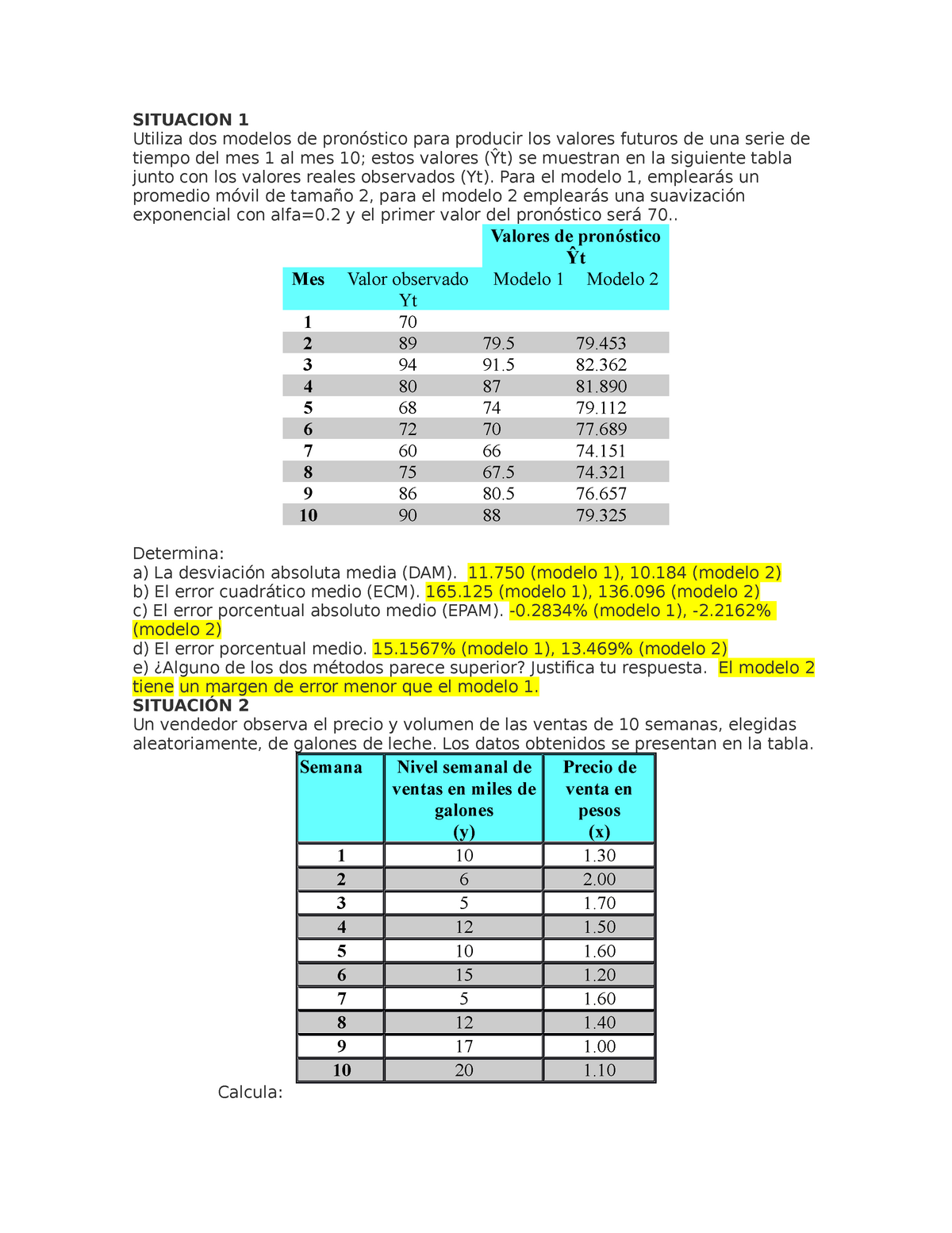 Actividad Número 4 Modulo 2 - SITUACION 1 Utiliza Dos Modelos De ...