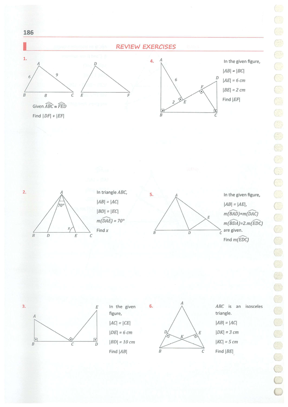 Congruent Tri HW - Mathematics: Analysis and Approaches SL - Studocu