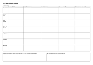 AC1.3 Evidence Process Worksheet - AC1 – Explain how evidence is ...