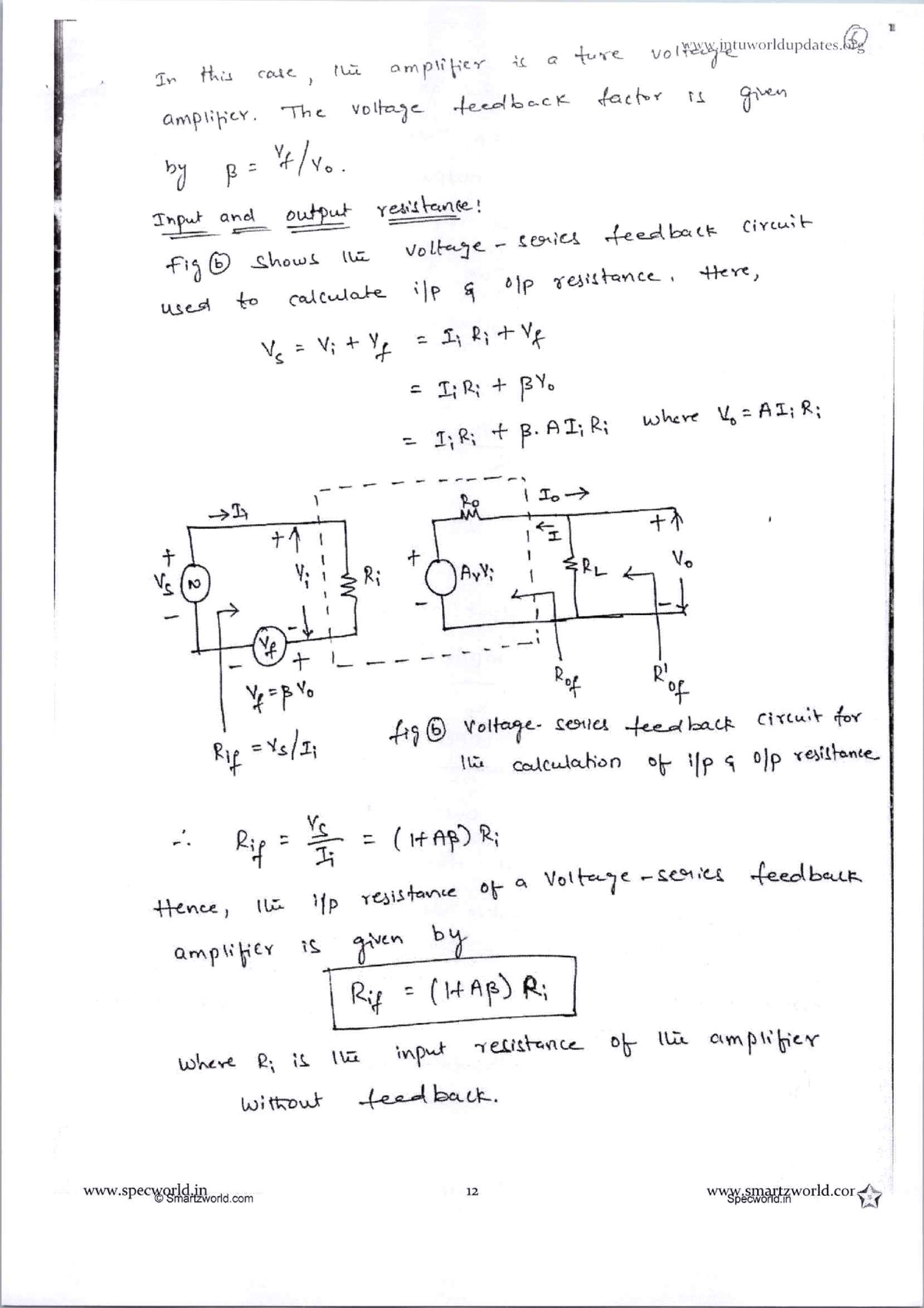 Electronic Circuit Analysis Lecture Written Notes Part-2 - Studocu