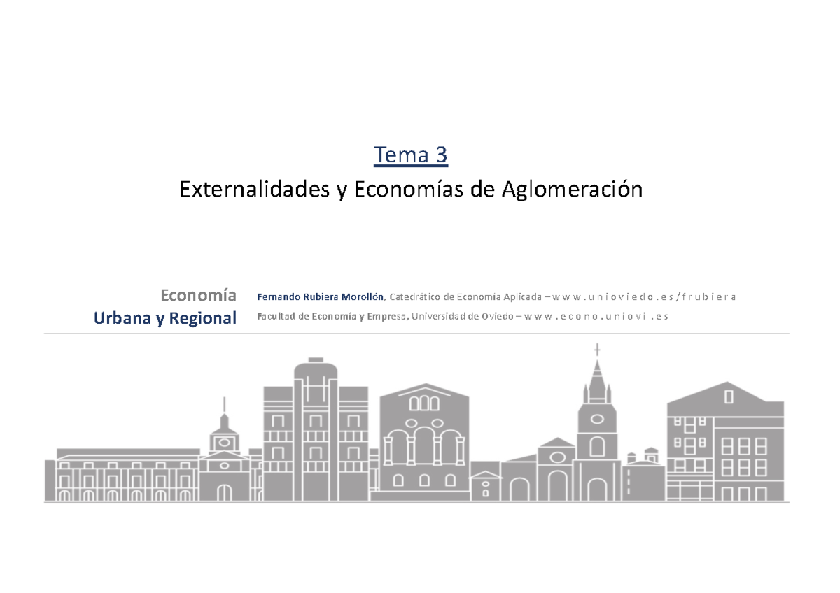 EUR T3 - Diapositivas T3 - Tema 3 Externalidades y Economías de ...