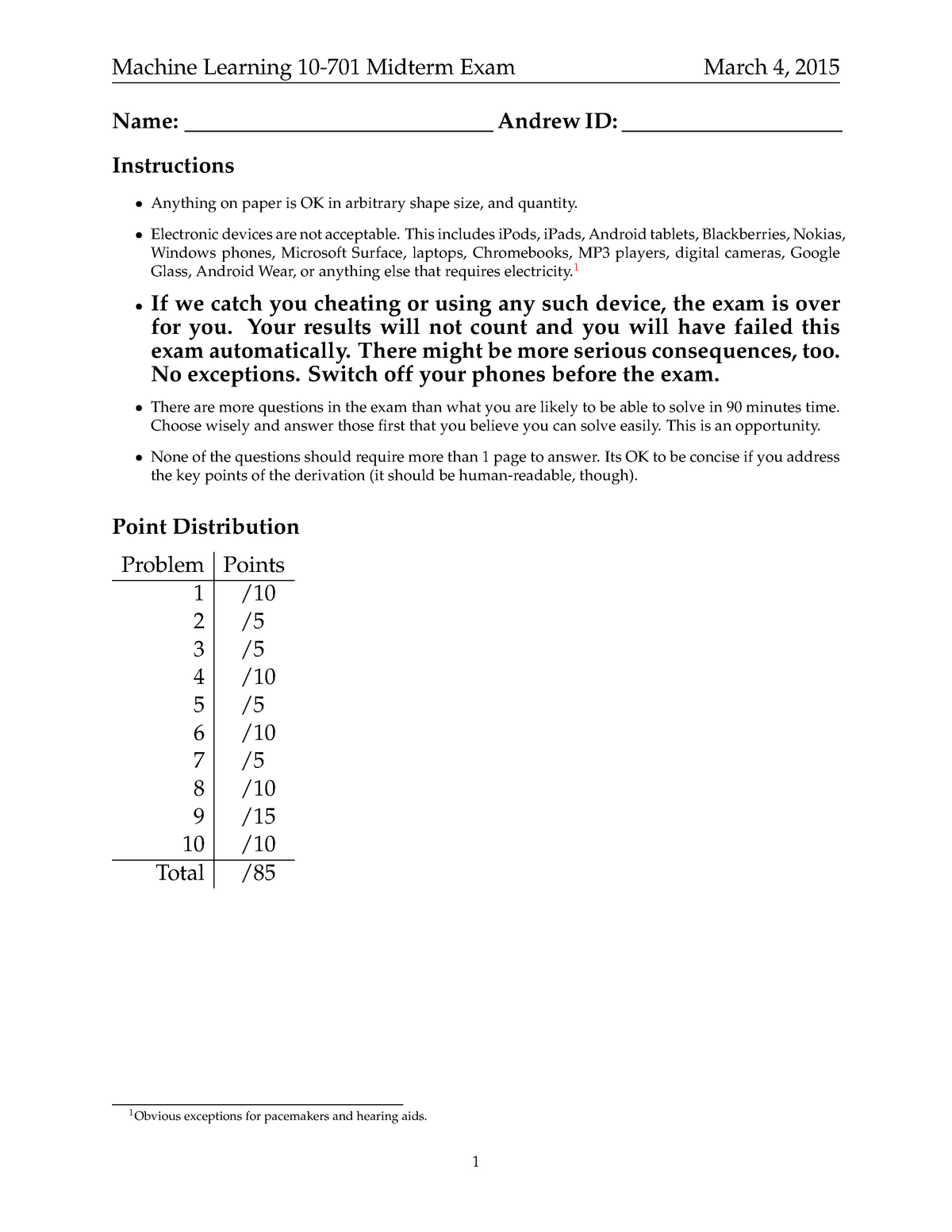 exam-6-september-questions-and-answers-name-andrew-id-instructions