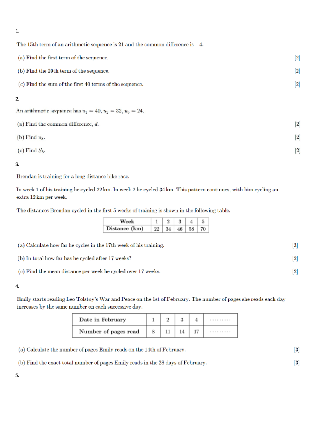 Arith Seq-Questions - Computer Engineering - 1. 2. 3. 4. 5. 6. 7. 8 ...