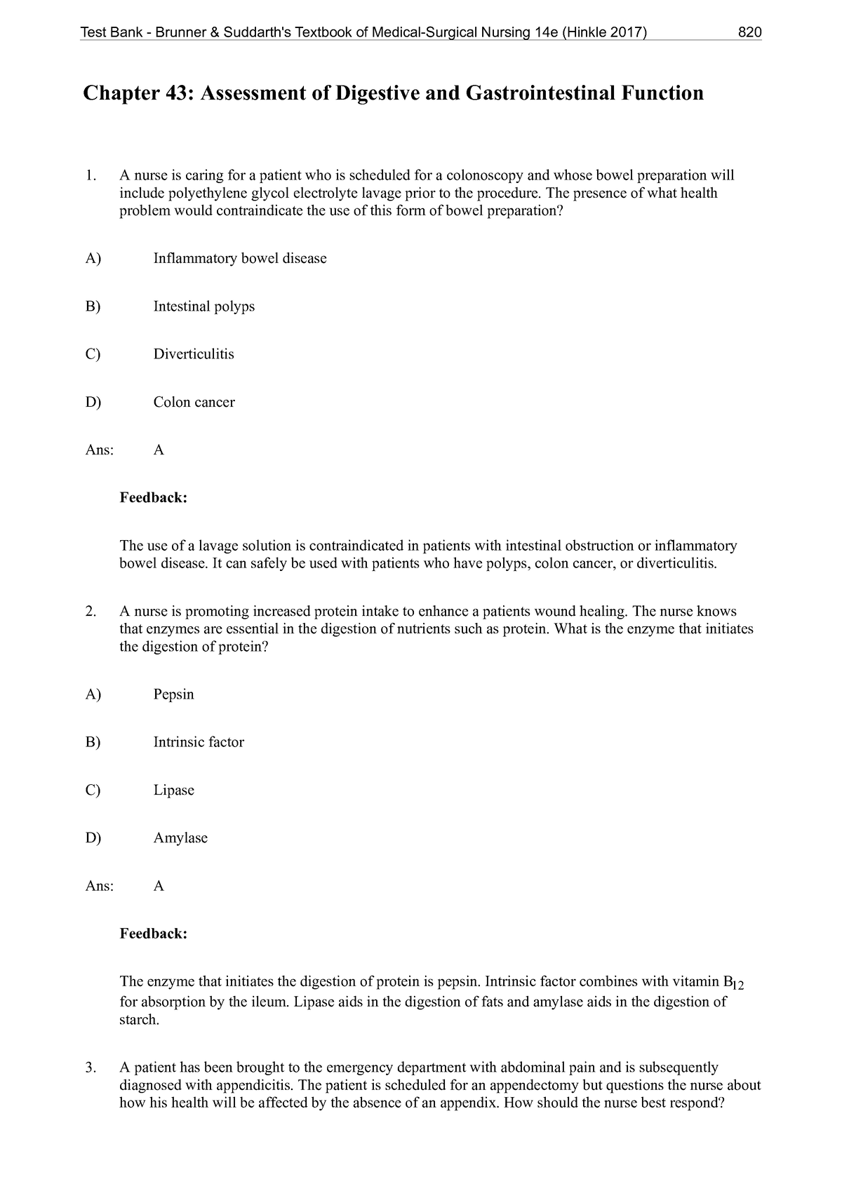 Chapter 38 Assessment Of Digestive And Gastrointestinal Function ...