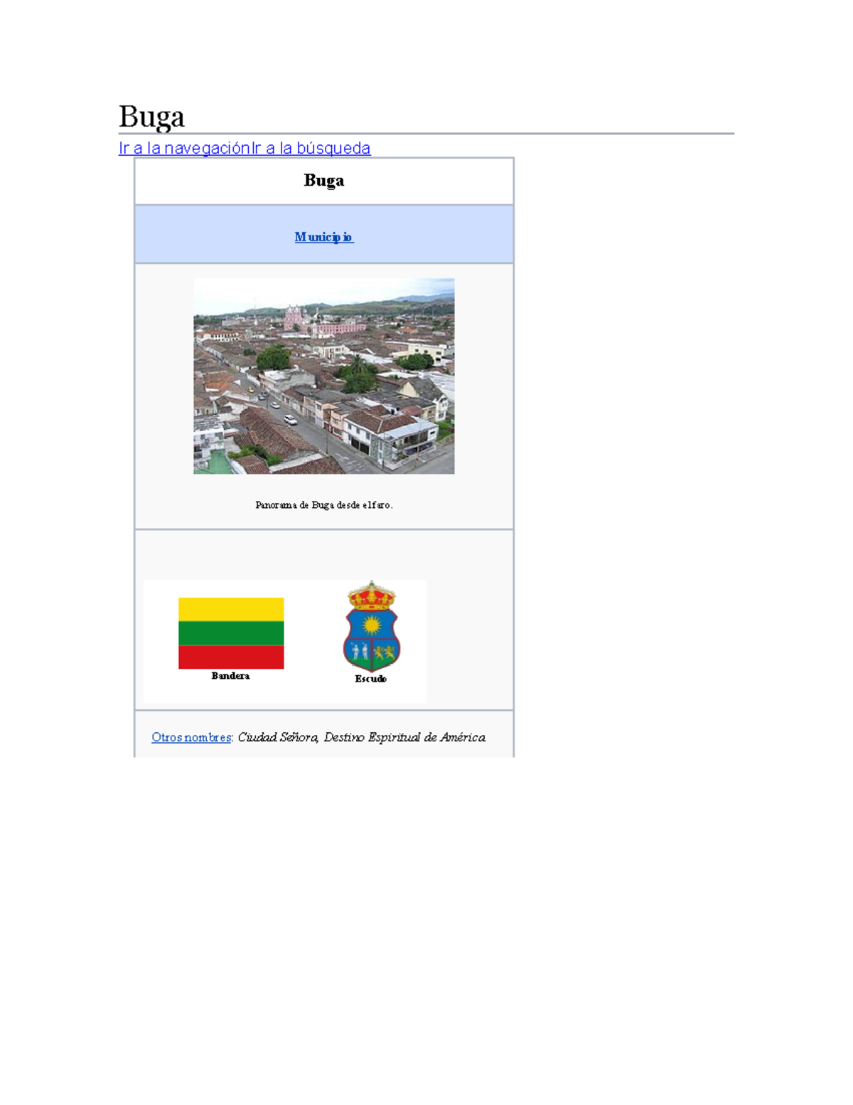 Buga - descripcion de la ciudad de buga - Buga Ir a la navegación Ir a ...