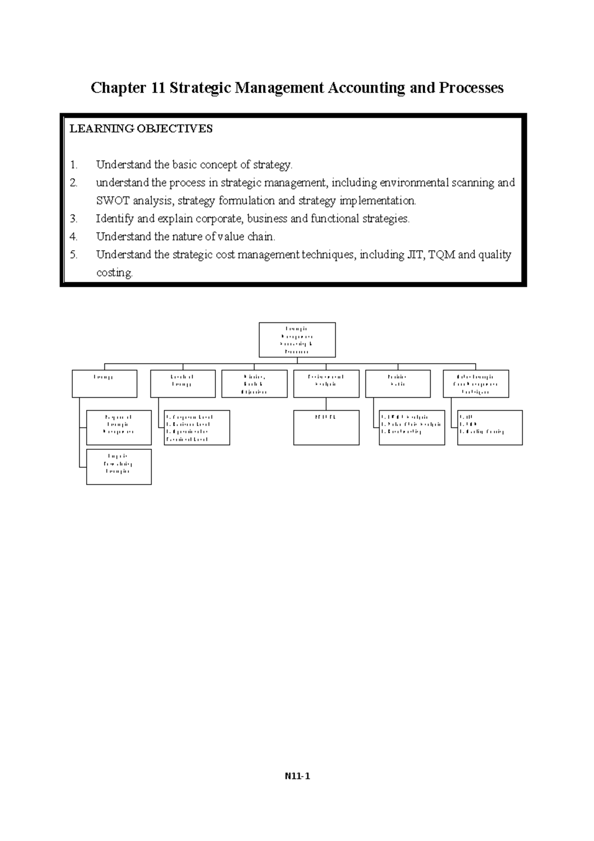 Ch11-Strategy - Management Acc - Chapter 11 Strategic Management ...