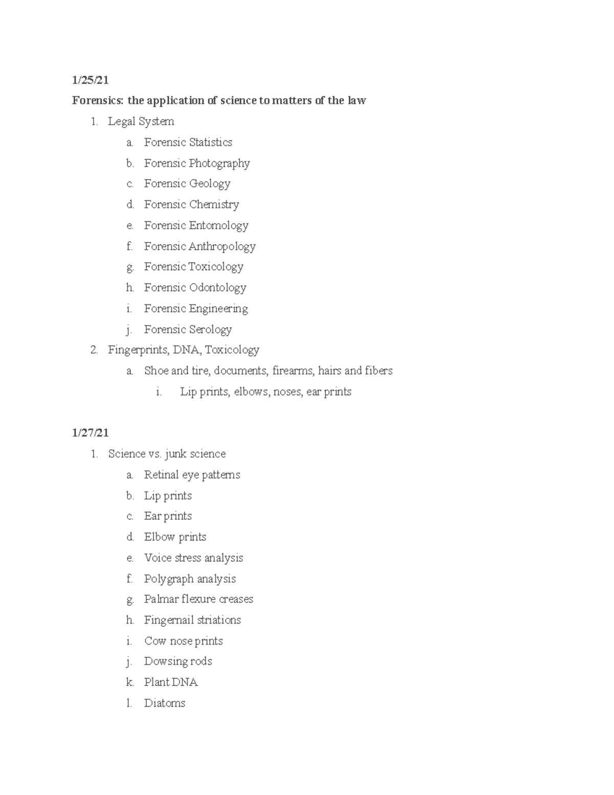 ANTH 357 Full Notes - Crime Scene Investigation, Death Investigation ...