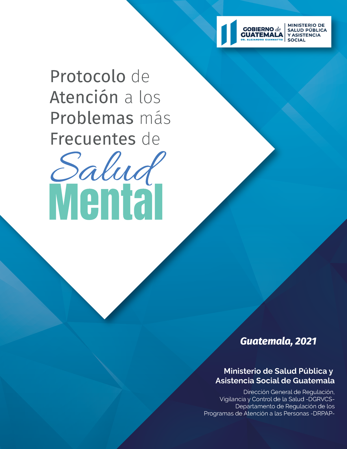 Protocolo de Salud Mental en Guatemala 2022 Salud Mental I