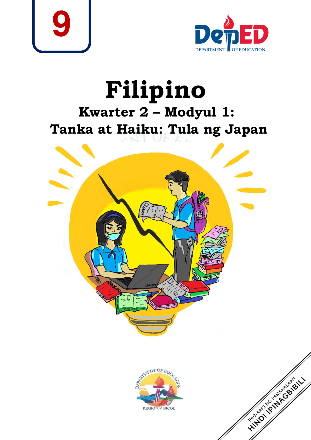 Filipino 9 Q2 Modyul 1 - Filipino Kwarter 2 – Modyul 1 : Tanka At Haiku ...