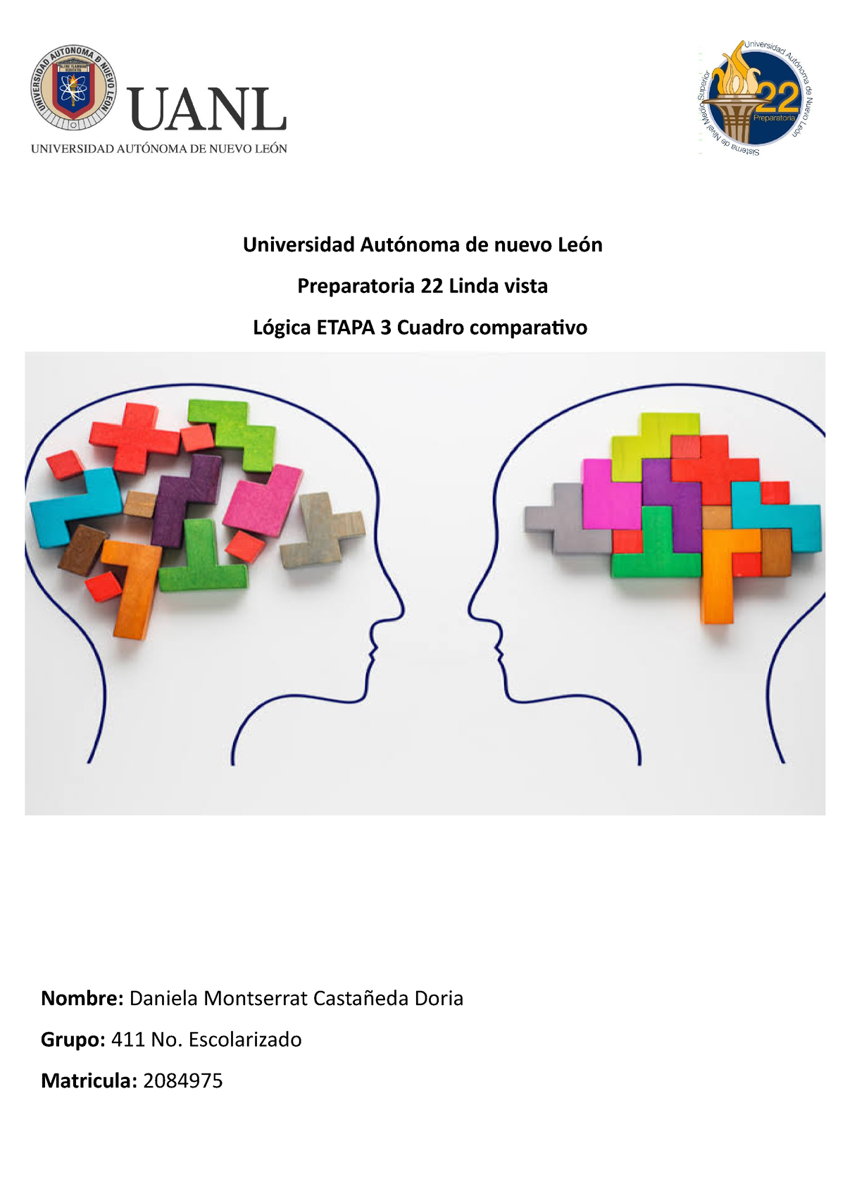 Logica Etapa 3 Cuadro Comparativo Universidad Autónoma De Nuevo León Preparatoria 22 Linda 1905