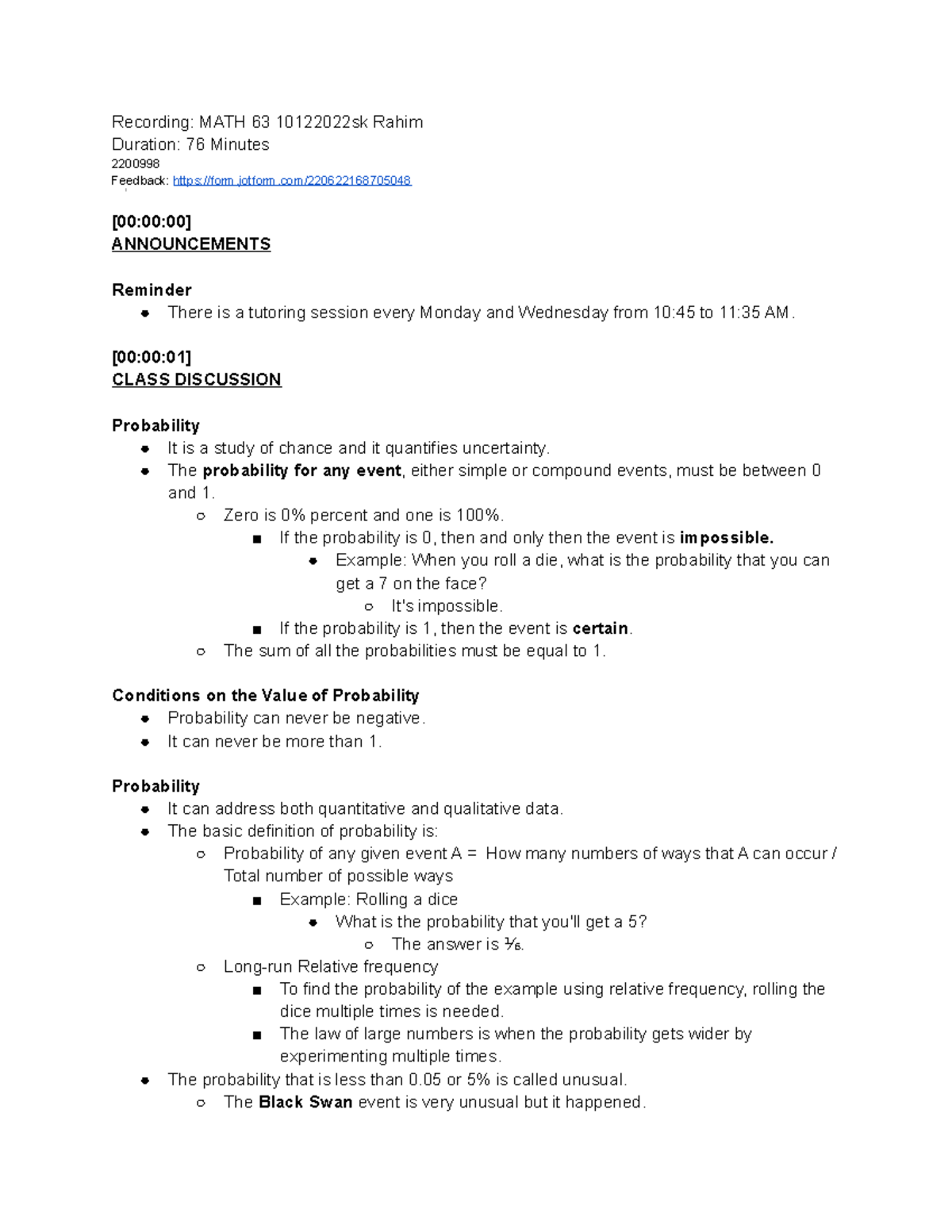 MATH 63 10122022 sk Rahim - Recording: MATH 63 10122022sk Rahim ...