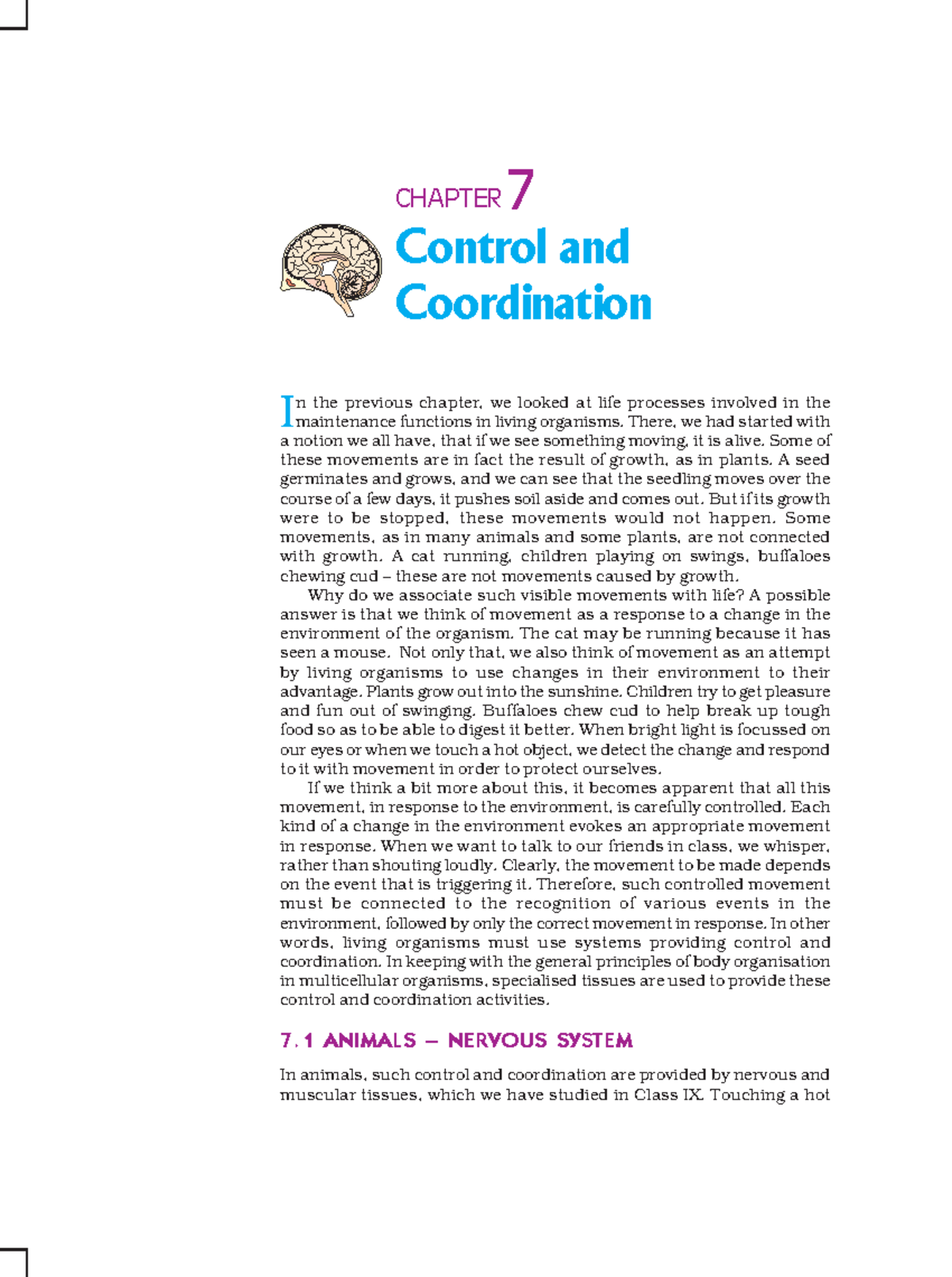 Jesc107 - 114 Science Control and Coordination CHAPTER 7 I n the ...