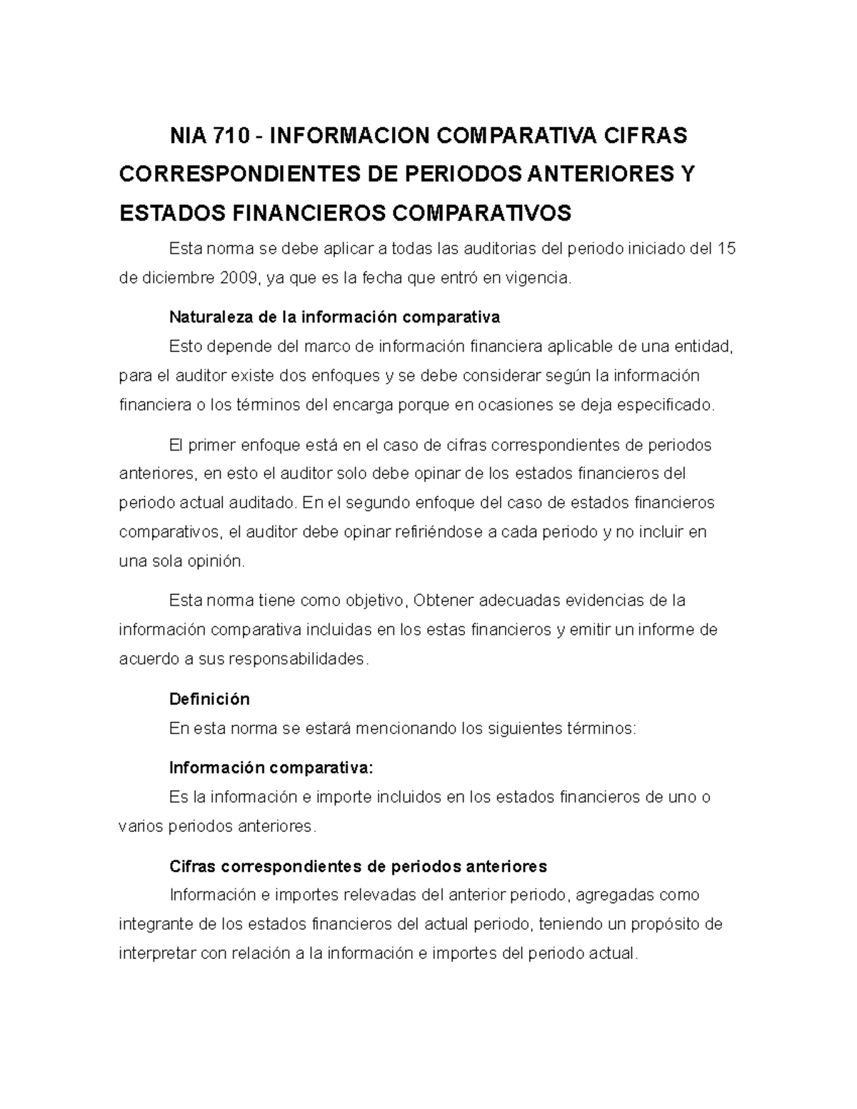 NIC 710 2 - ... - NIA 710 - INFORMACION COMPARATIVA CIFRAS ...