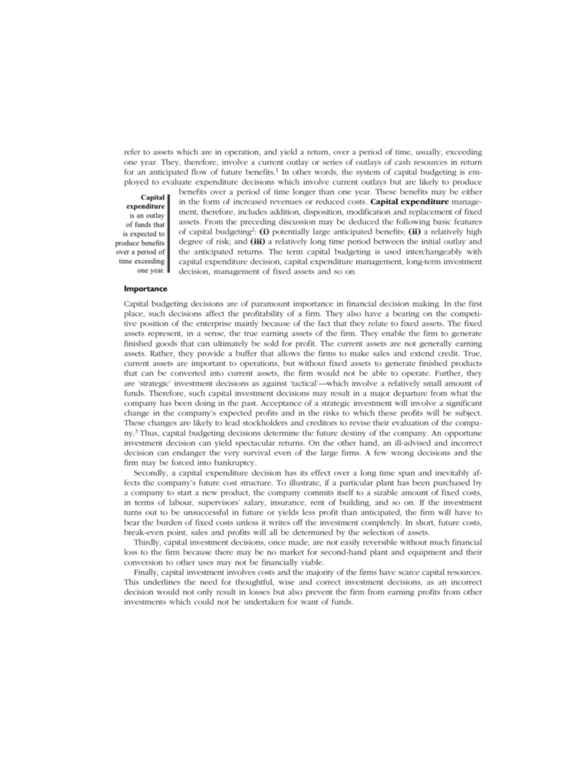 Capital budgeting - Financial Management - Studocu