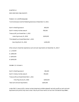 Chapter 7 Notes (PART 1) - Chapter 7 Notes (Part 1) I. Accounting ...