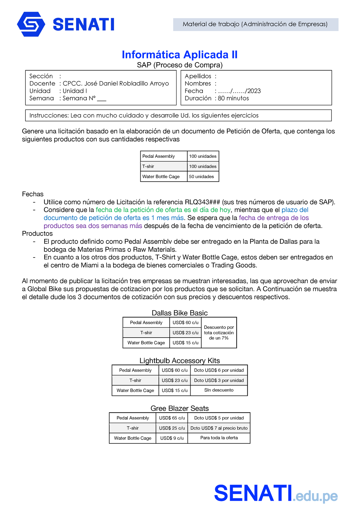 Practica SAP Integrañ - Material De Trabajo (Administración De Empresas ...