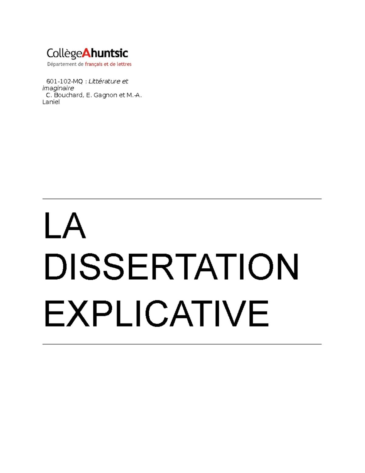 dissertation explicative 99 francs