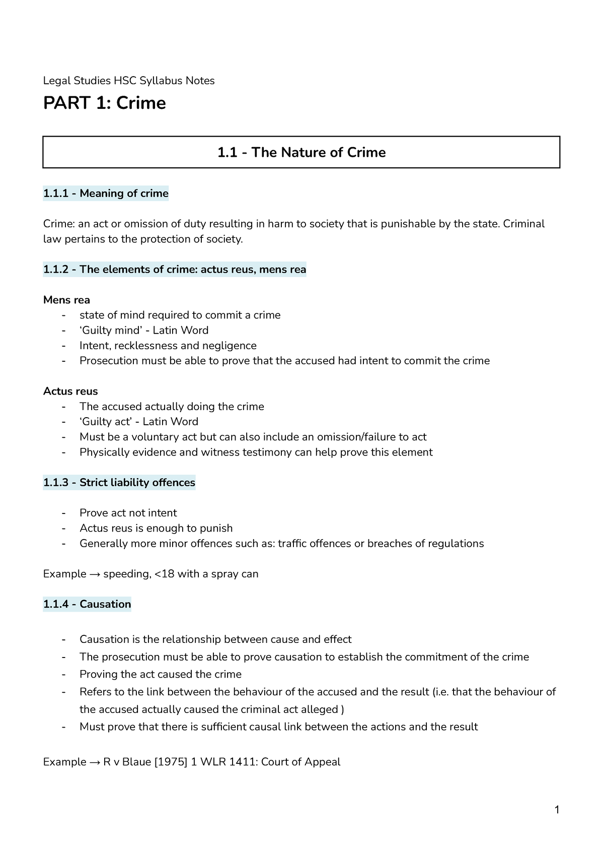 crime hsc essay structure