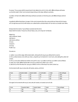 Mouse Genetics One Trait - Lab Report: Mouse Genetics One Trait ...