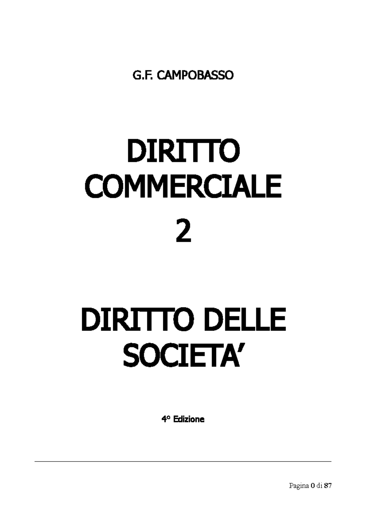 Commerciale 2 - Le Società - DA Internet - G. CAMPOBASSO DIRITTO ...