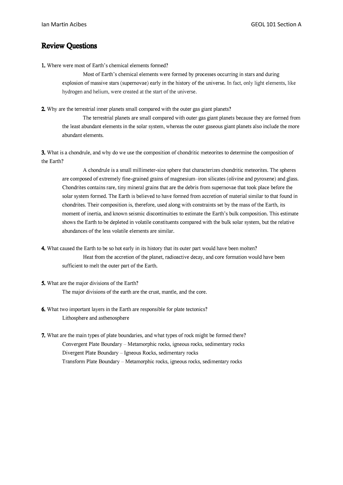 earth-materials-review-questions-ian-martin-acibes-geol-101-section-a