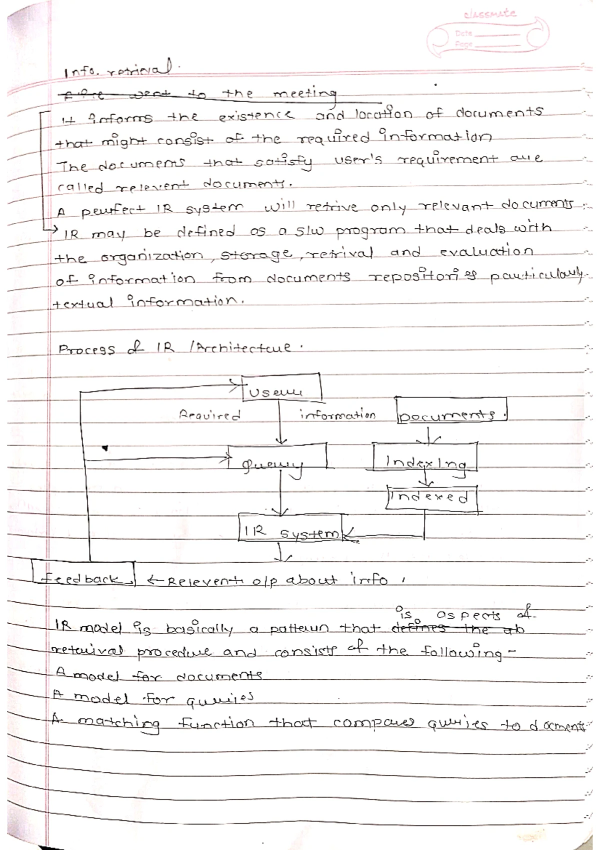 Marker Pose - ARVR notes - computer engineering - Marker pose • The ...